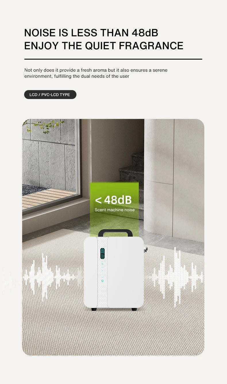 HVAC Scent Machine Double Bottle - 3300+m2 ST-01DH