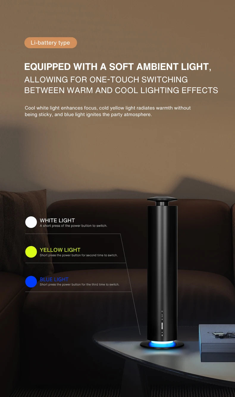 Modern Smart WIFI Small Towel Aroma Diffuser - 65m2 (ST01SR-LI)