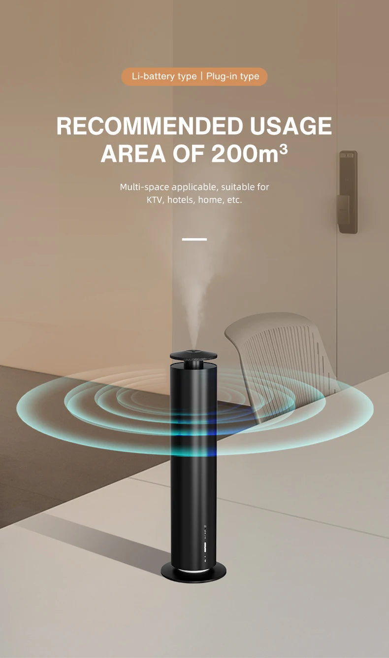 Modern Smart WIFI Small Towel Aroma Diffuser - 65m2 (ST01SR-LI)