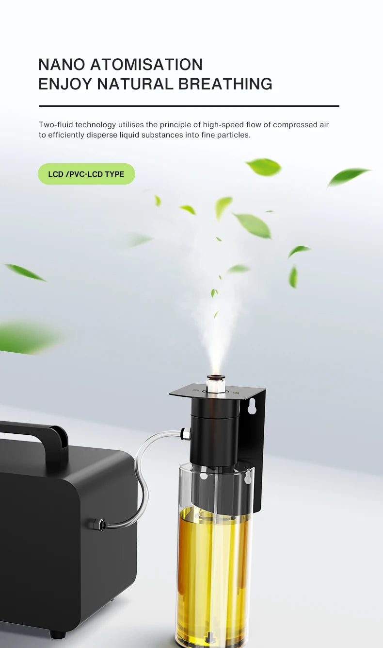 Commercial or Retail HVAC Scent Machine Single Bottle - 2600-3300 (ST-01EH)