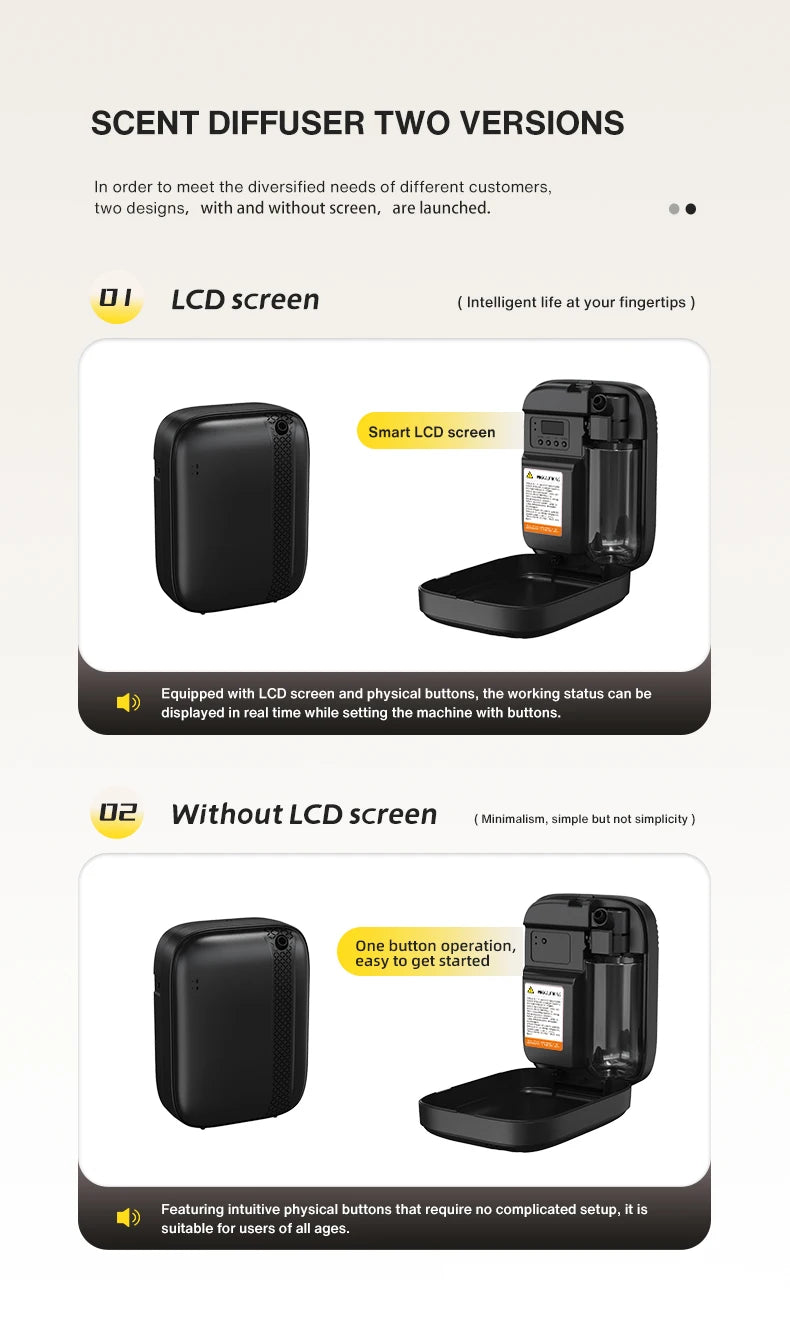 Wall Hung Diffuser - 150-300m2 (ST-01SF)