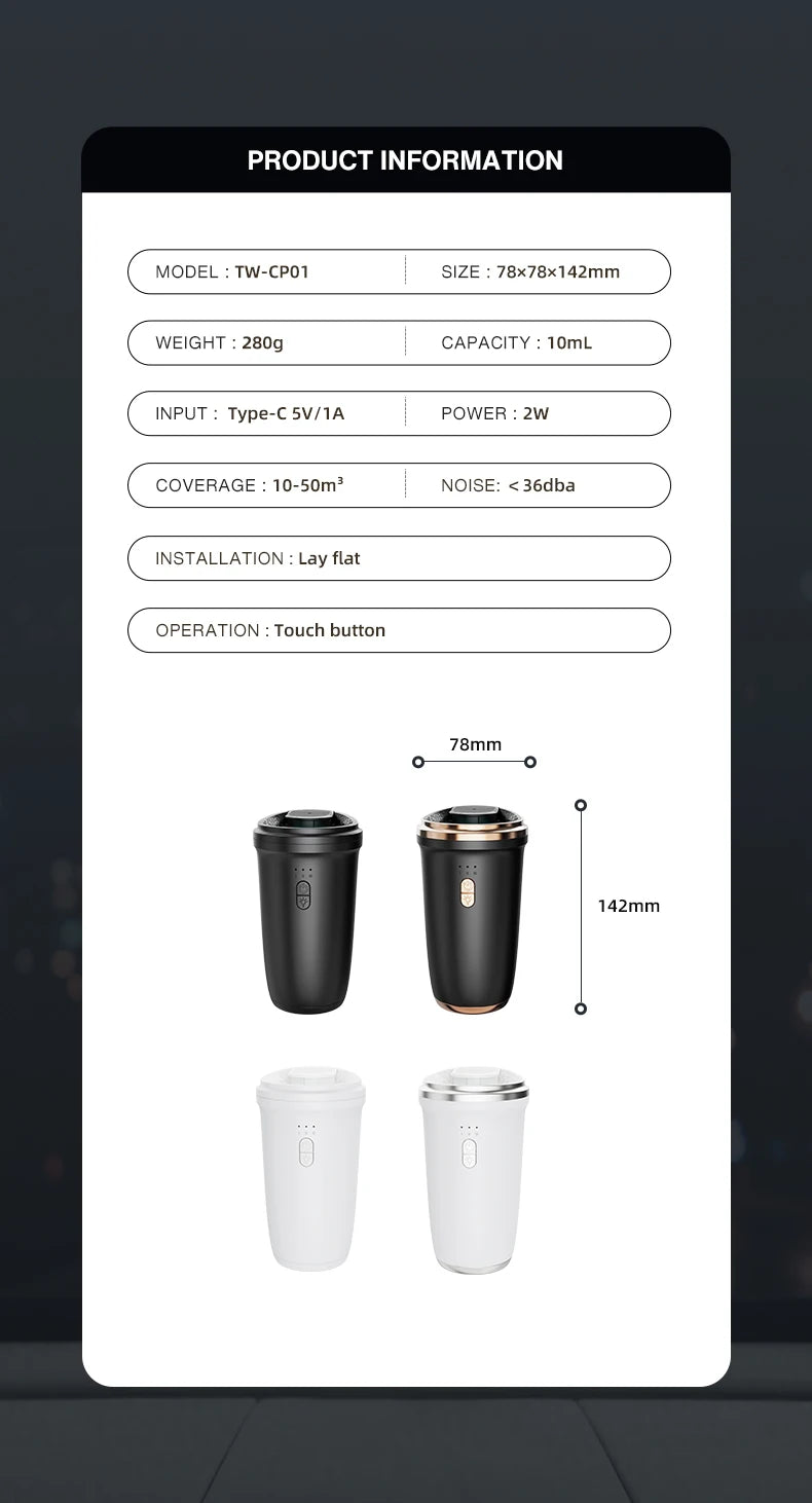 Car Diffuser - 15m2 (ST01SC)
